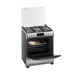 ESTUFA CON HORNO 30" CON 5 QUEMADORES SMART MONTECARLO